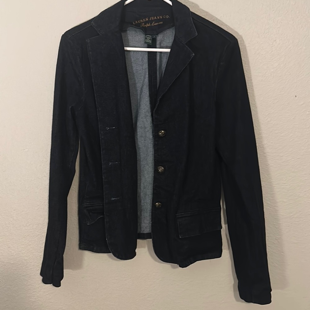 Women’s denim suit jacket